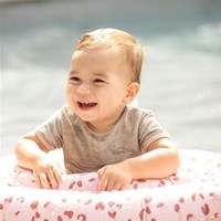 Swim Essentials asiento flotante bebé leopardo rosa 0-1 año 69 cm-3