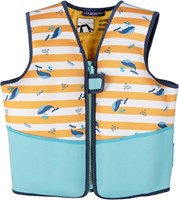 Swim Essentials chaleco de natación niño ballena amarillo-blanco 2-3 años seguridad