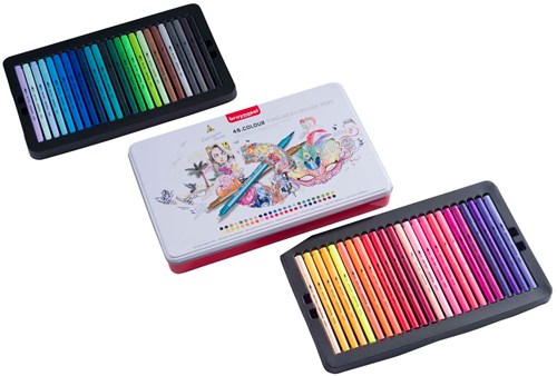 Bruynzeel fineliner brushpen set 48 colores para dibujo y lettering-2