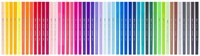Bruynzeel fineliner brushpen set 48 colores para dibujo y lettering-3