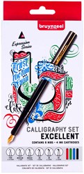 Bruynzeel set de caligrafía kit creativo de escritura 14 piezas con instrucciones