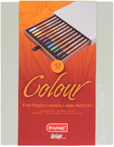 Bruynzeel set de lápices de colores - 12 piezas en caja de lujo