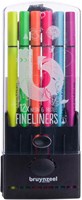 Bruynzeel set de fineliner neón & pastel - 12 colores fineliner