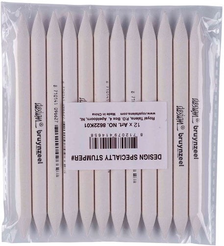 Bruynzeel difumino herramienta de dibujo blanca para efectos de sombreado-3