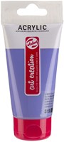 Tubo de pintura acrílica violeta ultramar 75ml pintura creativa