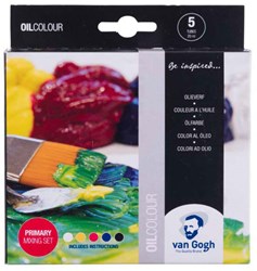Bruynzeel Van Gogh pintura al óleo set - mezcla de colores primarios 5x20ml