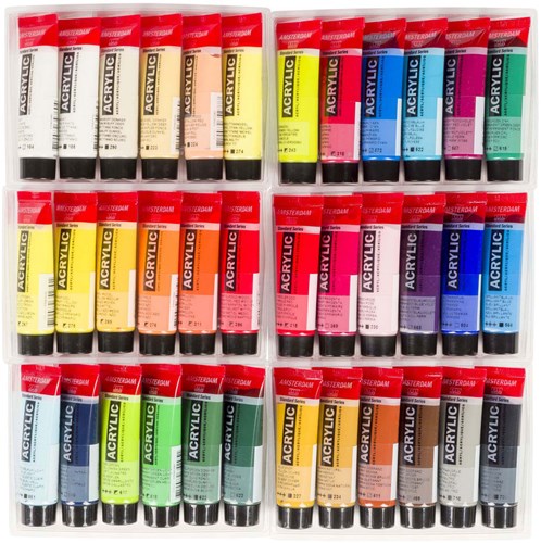 Bruynzeel set pintura acrílica pintar Amsterdam Standard Series 36x20 ml-2