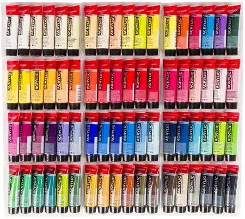 Bruynzeel set pintura acrílica pintar Amsterdam Standard Series 72x20 ml-2