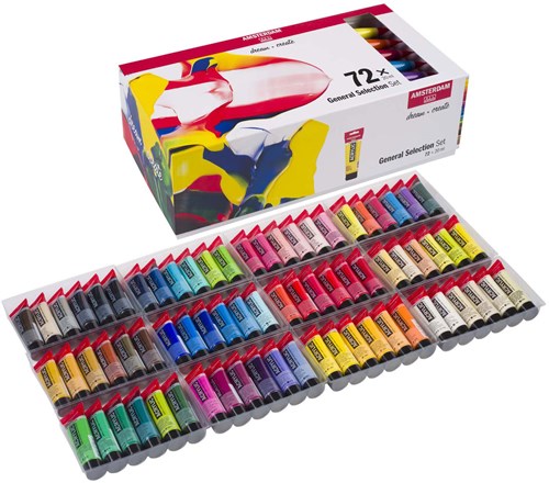 Bruynzeel set pintura acrílica pintar Amsterdam Standard Series 72x20 ml-3