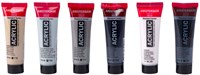Bruynzeel set de pintura acrílica tonos grises 6 x 20 ml para pintar-2