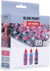 Art Creation set de pintura blob rosa 3 piezas pintura creativa