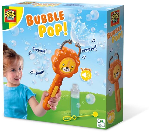 Ses juguete de burbujas Bubble Pop León - juego interactivo niños-2