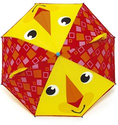 Fisher-Price paraguas infantil león amarillo-rojo 70 cm - paraguas animal alegre
