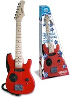 Bontempi guitarra eléctrica madera roja - guitarra de juguete para niños-3