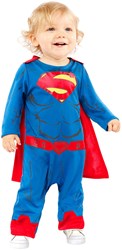 Disfraz infantil Superman azul capa traje 2-3 años superhéroe