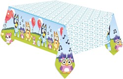Mantel Bluey papel decoración fiesta 120x180cm dibujo animado