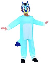 Amscan disfraz infantil Bluey mono con máscara y cola 4-6 años