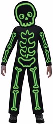 Amscan Disfraz Infantil Glow in the Dark Esqueleto - Traje Halloween 4-6 años