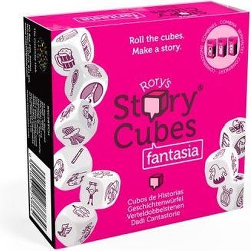 Rory's Story Cubes juego de dados fantasía juego de mesa creativo 6+ niños-3