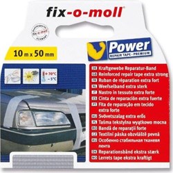 Fix-o-moll Gaffer tape gris 10mx50mm cinta adhesiva fuerte plateada