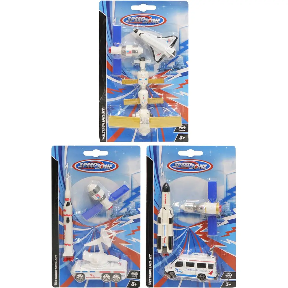 Speedzone set de vehículos espaciales - aventura espacial para niños