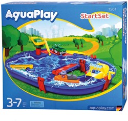 Aquaplay circuito de agua Startset 1501 - Puerto de juguete con Wilma el hipopótamo