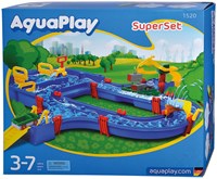 Aquaplay circuito de agua Superset - Set de juego con grúa y vehículos