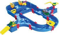 Aquaplay circuito de agua Superset - Set de juego con grúa y vehículos-2