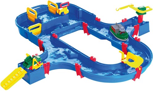 Aquaplay circuito de agua Superset - Set de juego con grúa y vehículos-2