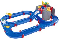 Aquaplay circuito de agua con grúa y bomba de agua - pista colorida para niños-2