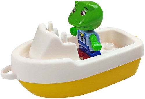 Aquaplay circuito de agua con grúa y bomba de agua - pista colorida para niños-3