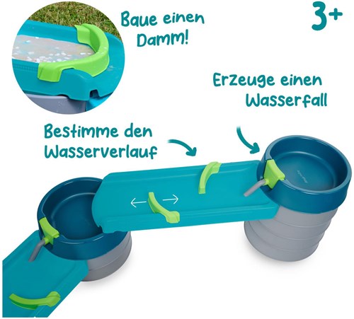 Aquaplay circuito de agua Mudway Flow pista de barro para jugar al aire libre-3