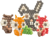 PlayMais juguete creativo de construcción - Set animales del bosque Forest Friends 650 piezas-2