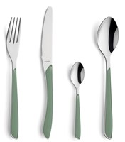 Amefa juego de cubiertos Eclat verde claro - 24 piezas diseño moderno acero inoxidable-3