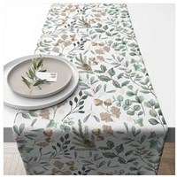 Ambiente camino de mesa hojas 40x150cm - textil decorativo para mesa