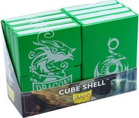 Asmodee deckbox Dragon Shield Cube Shell Forest Green almacenamiento cartas