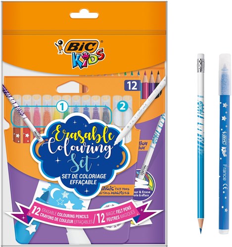 BIC Kids rotuladores mágicos y lápices de colores - set creativo para niños