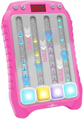 Gear2Play juego de ritmo consola electrónica rosa juego de habilidad niños-2