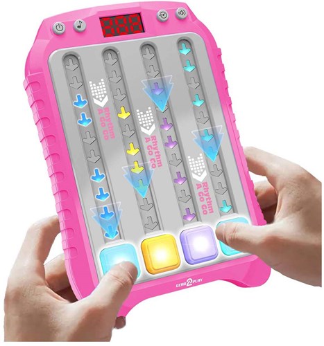 Gear2Play juego de ritmo consola electrónica rosa juego de habilidad niños-3