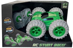 Spectron Coche RC Stunt Flip 360 Verde - Coche Teledirigido