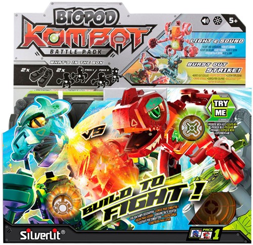 Silverlit Biopod Kombat Duo Pack set de robots interactivos de juguete