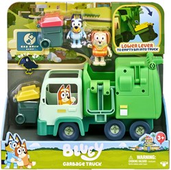 Bluey Vuilniswagen met Speelfiguren