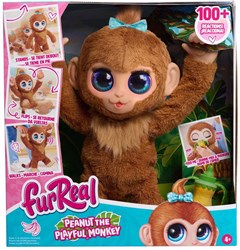 Spectron FurReal mono de peluche interactivo Peanut con efectos de sonido