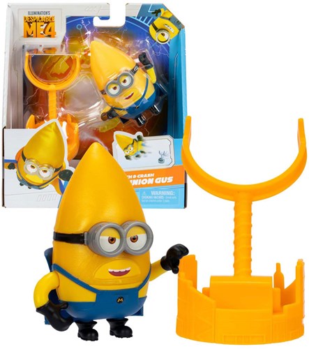 Moose figura de acción Minions Despicable Me 4 Gus con lanzador juguete-2