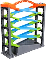 KiddyGo pista de carreras juguete - pista deluxe con 5 niveles y 2 coches-3