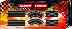 Carrera set de ampliación pista - GO!!! 1:43 piezas de circuito de carreras