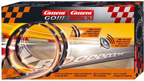 Carrera pista Looping con luz y sonido - accesorio de pista