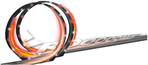 Carrera pista Looping con luz y sonido - accesorio de pista-2