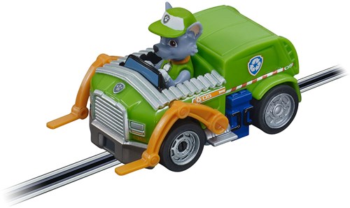 Carrera coche de juguete PAW Patrol Rocky - coche de carreras para niños-2