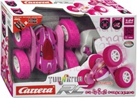 Carrera RC Mini Turnator 2.0 - Rosa - Coche acrobático con LED